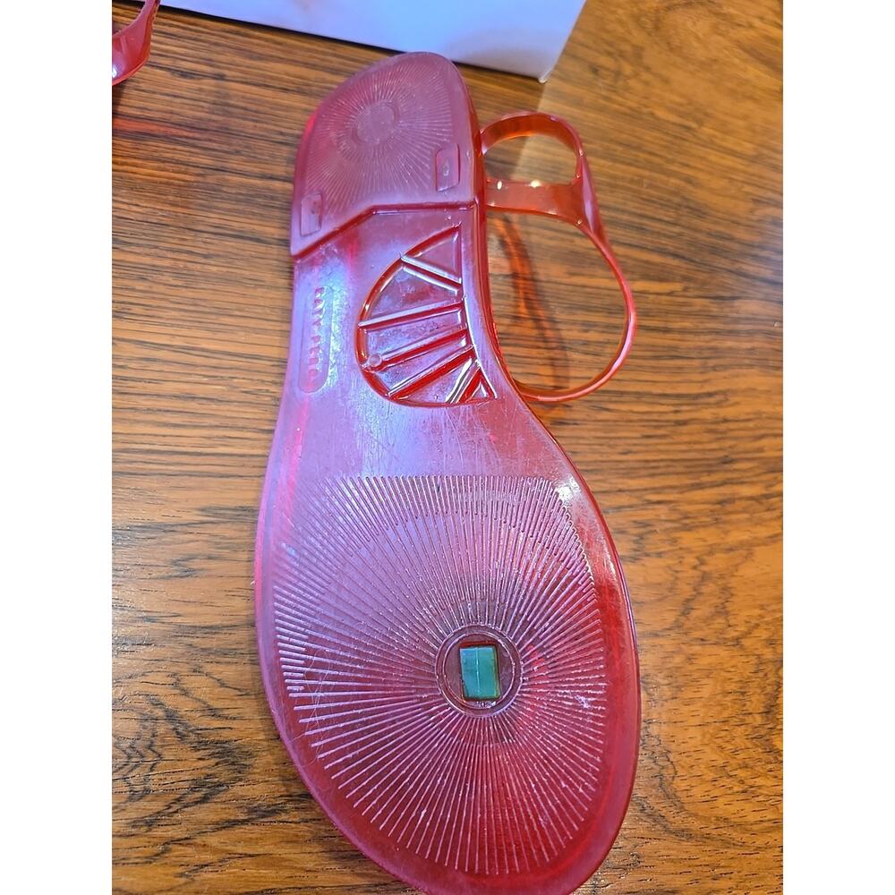 Katy Perry Geli Palm Tree Sandal Red / Green 8 - Picture 4 of 14